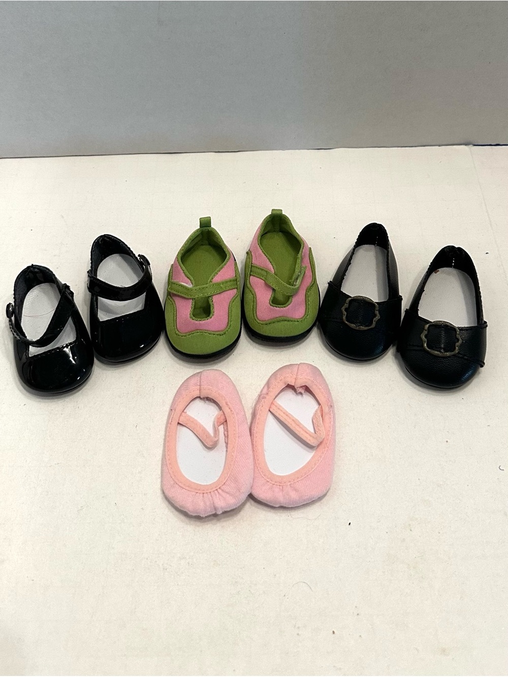 American Girl Mixed Doll Mary Janes Dress Casual Ballet Shoes Lot of 4